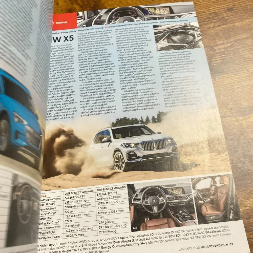 MOTOR TREND MAGAZINE-------JANUARY 2020